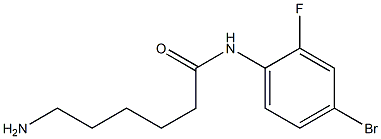 6-amino-N-(4-bromo-2-fluorophenyl)hexanamide Struktur