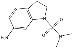 6-amino-N,N-dimethyl-2,3-dihydro-1H-indole-1-sulfonamide Struktur