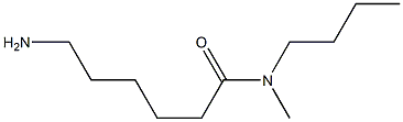 6-amino-N-butyl-N-methylhexanamide Struktur