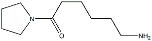 6-oxo-6-pyrrolidin-1-ylhexan-1-amine Struktur