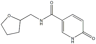 6-oxo-N-(oxolan-2-ylmethyl)-1,6-dihydropyridine-3-carboxamide Struktur