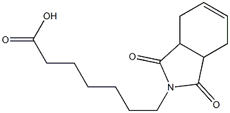 7-(1,3-dioxo-1,3,3a,4,7,7a-hexahydro-2H-isoindol-2-yl)heptanoic acid Struktur