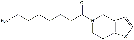 7-(6,7-dihydrothieno[3,2-c]pyridin-5(4H)-yl)-7-oxoheptan-1-amine Struktur