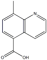 8-methylquinoline-5-carboxylic acid Struktur