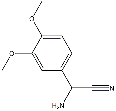 amino(3,4-dimethoxyphenyl)acetonitrile Struktur