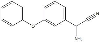 amino(3-phenoxyphenyl)acetonitrile Struktur