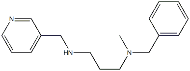 benzyl(methyl){3-[(pyridin-3-ylmethyl)amino]propyl}amine Struktur