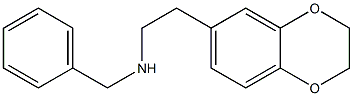 benzyl[2-(2,3-dihydro-1,4-benzodioxin-6-yl)ethyl]amine Struktur