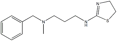 benzyl[3-(4,5-dihydro-1,3-thiazol-2-ylamino)propyl]methylamine Struktur