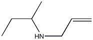 butan-2-yl(prop-2-en-1-yl)amine Struktur