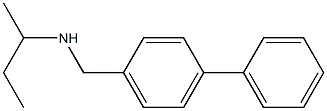 butan-2-yl[(4-phenylphenyl)methyl]amine Struktur