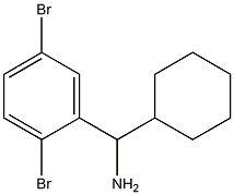 cyclohexyl(2,5-dibromophenyl)methanamine Struktur