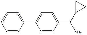 cyclopropyl(4-phenylphenyl)methanamine Struktur