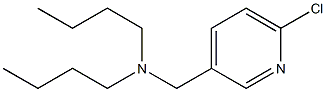 dibutyl[(6-chloropyridin-3-yl)methyl]amine Struktur