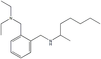 diethyl({2-[(heptan-2-ylamino)methyl]phenyl}methyl)amine Struktur