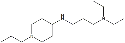 diethyl({3-[(1-propylpiperidin-4-yl)amino]propyl})amine Struktur