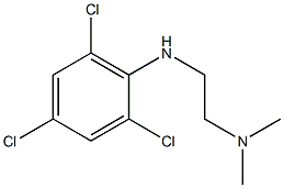 dimethyl({2-[(2,4,6-trichlorophenyl)amino]ethyl})amine Struktur