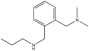 dimethyl({2-[(propylamino)methyl]phenyl}methyl)amine Struktur