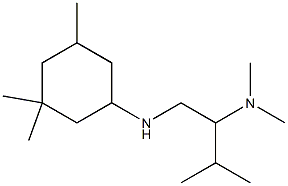 dimethyl({3-methyl-1-[(3,3,5-trimethylcyclohexyl)amino]butan-2-yl})amine Struktur