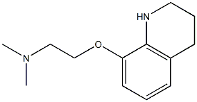 dimethyl[2-(1,2,3,4-tetrahydroquinolin-8-yloxy)ethyl]amine Struktur