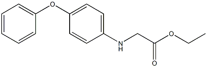 ethyl 2-[(4-phenoxyphenyl)amino]acetate Struktur