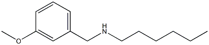 hexyl[(3-methoxyphenyl)methyl]amine Struktur