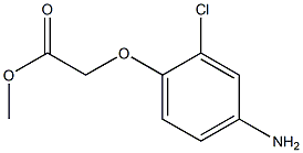 methyl (4-amino-2-chlorophenoxy)acetate Struktur