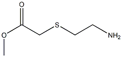 methyl [(2-aminoethyl)thio]acetate Struktur