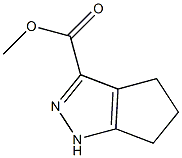 methyl 1H,4H,5H,6H-cyclopenta[c]pyrazole-3-carboxylate Struktur