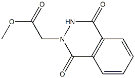 methyl 2-(1,4-dioxo-1,2,3,4-tetrahydrophthalazin-2-yl)acetate Struktur