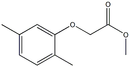 methyl 2-(2,5-dimethylphenoxy)acetate Struktur