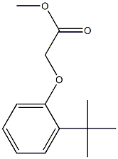 methyl 2-(2-tert-butylphenoxy)acetate Struktur