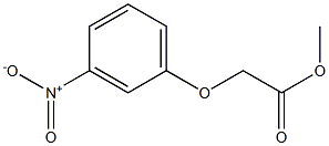 methyl 2-(3-nitrophenoxy)acetate Struktur