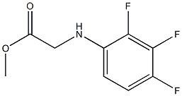 methyl 2-[(2,3,4-trifluorophenyl)amino]acetate Struktur