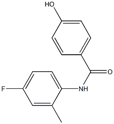 N-(4-fluoro-2-methylphenyl)-4-hydroxybenzamide Struktur