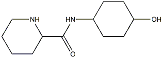 N-(4-hydroxycyclohexyl)piperidine-2-carboxamide Struktur