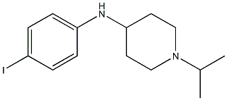 N-(4-iodophenyl)-1-(propan-2-yl)piperidin-4-amine Struktur