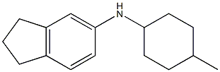 N-(4-methylcyclohexyl)-2,3-dihydro-1H-inden-5-amine Struktur