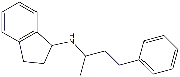 N-(4-phenylbutan-2-yl)-2,3-dihydro-1H-inden-1-amine Struktur