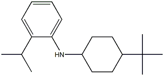 N-(4-tert-butylcyclohexyl)-2-(propan-2-yl)aniline Struktur