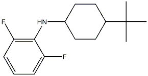 N-(4-tert-butylcyclohexyl)-2,6-difluoroaniline Struktur