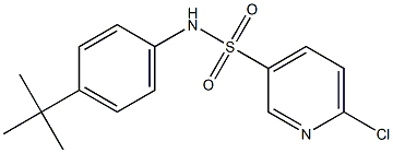 N-(4-tert-butylphenyl)-6-chloropyridine-3-sulfonamide Struktur