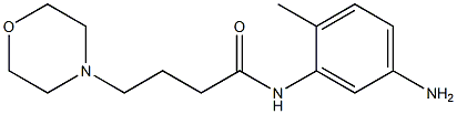 N-(5-amino-2-methylphenyl)-4-morpholin-4-ylbutanamide Struktur