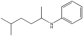 N-(5-methylhexan-2-yl)aniline Struktur