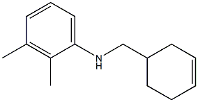 N-(cyclohex-3-en-1-ylmethyl)-2,3-dimethylaniline Struktur