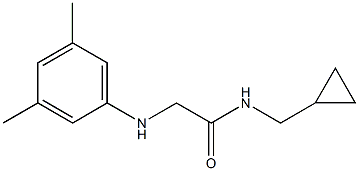 N-(cyclopropylmethyl)-2-[(3,5-dimethylphenyl)amino]acetamide Struktur