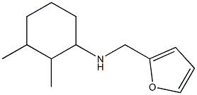 N-(furan-2-ylmethyl)-2,3-dimethylcyclohexan-1-amine Struktur