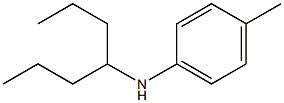 N-(heptan-4-yl)-4-methylaniline Struktur