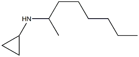 N-(octan-2-yl)cyclopropanamine Struktur