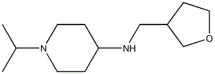 N-(oxolan-3-ylmethyl)-1-(propan-2-yl)piperidin-4-amine Struktur